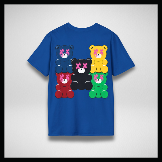 Maglietta blue royal, 4 gummy bears